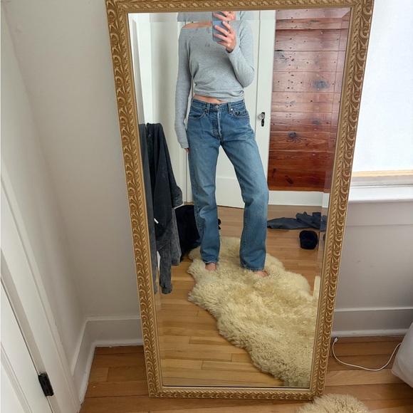 Levi's Denim - Levi's Women's Straight Leg Blue Jeans